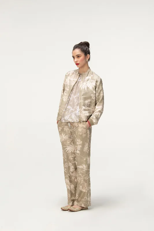 Rainforest Janbaaz Bomber Jacket Oyster Grey Silk Damask Denim Jacket Leather Jacket Suede Jacket Rainforest Janbaaz Bomber Jacket Oyster Grey Silk Damask Denim Jacket Leather Jacket Suede Jacket