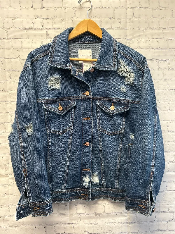 Size Small Ladies Denim DISTRESSED Jacket V-Neck Jacket Boat Neck Jacket Square Neck Jacket Size Small Ladies Denim DISTRESSED Jacket V-Neck Jacket Boat Neck Jacket Square Neck Jacket
