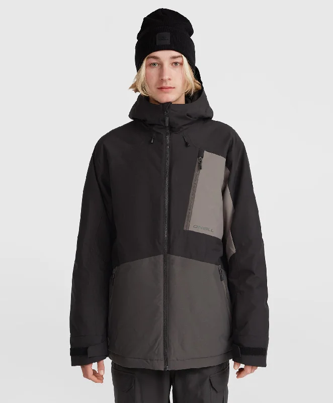 Men's Hammer Block Snow Jacket - Black Out Ribbed Jacket Pleated Jacket Ruffled Jacket Men's Hammer Block Snow Jacket - Black Out Ribbed Jacket Pleated Jacket Ruffled Jacket