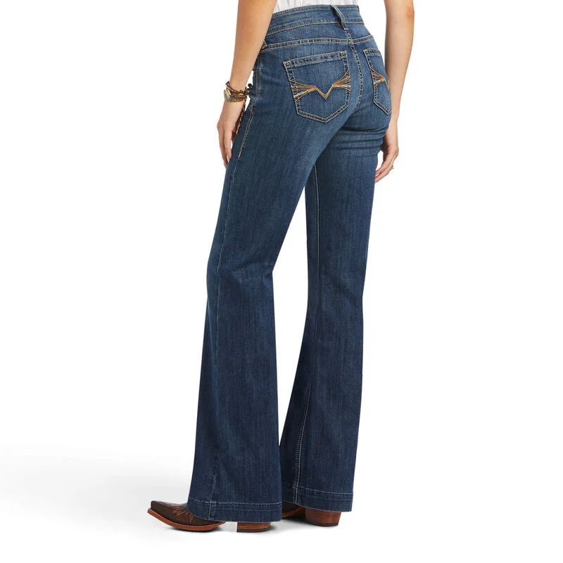 Ariat Ladies Alana Perfect Rise Denim Trouser Jeans 10040805 Trousers stylish elegant Ariat Ladies Alana Perfect Rise Denim Trouser Jeans 10040805 Trousers stylish elegant