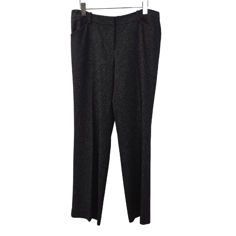 Vince Camuto Speckled Flared Viscose Blend Trouser Pants Size 8 Trousers Silk Elegant Vince Camuto Speckled Flared Viscose Blend Trouser Pants Size 8 Trousers Silk Elegant