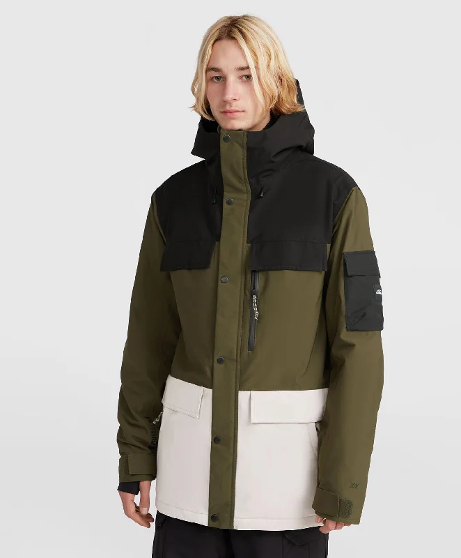 Men's Utility Pro Hybrid Snow Jacket - Forest Night Fleece Fabric Down Fabric Feather Fabric Men's Utility Pro Hybrid Snow Jacket - Forest Night Fleece Fabric Down Fabric Feather Fabric