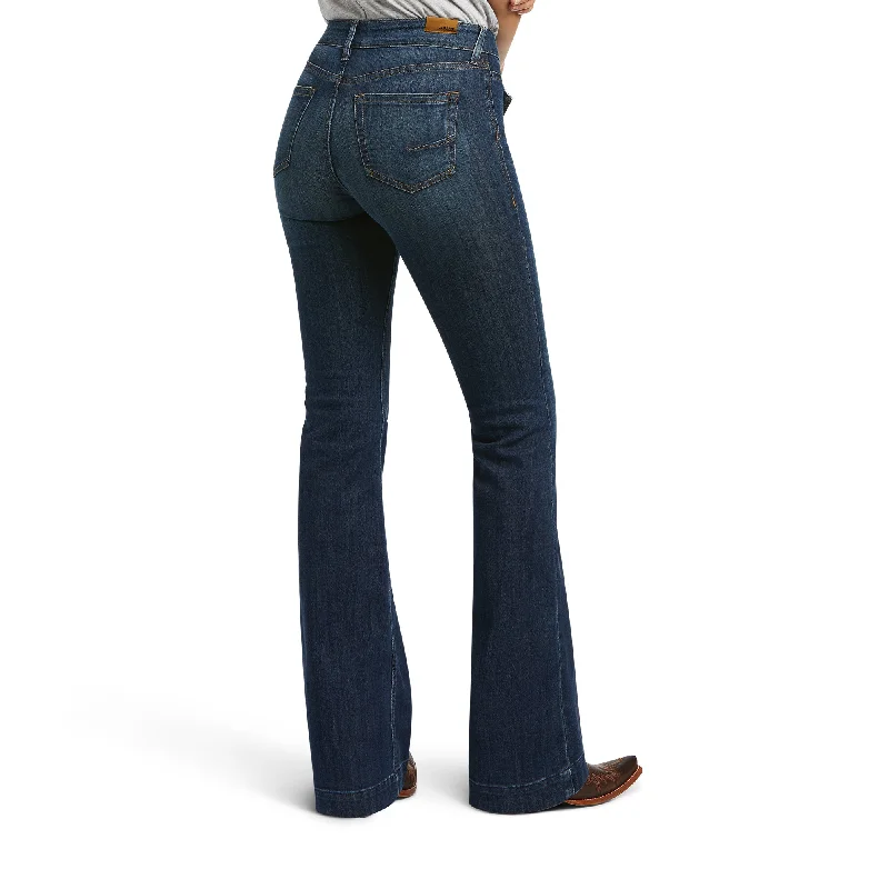 Ariat Ladies Slim Trouser High Rise Bessie Pacific Washed Jeans 10039597 Trousers chic elegant Ariat Ladies Slim Trouser High Rise Bessie Pacific Washed Jeans 10039597 Trousers chic elegant