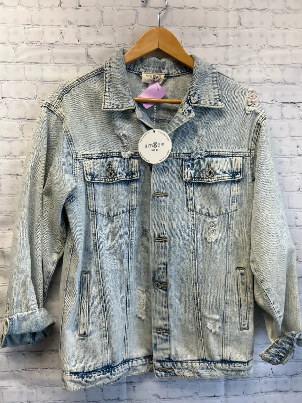 Size Small Ladies Denim DISTRESSED Umgee Jacket Knit Jacket Woven Jacket Fleece Jacket Size Small Ladies Denim DISTRESSED Umgee Jacket Knit Jacket Woven Jacket Fleece Jacket