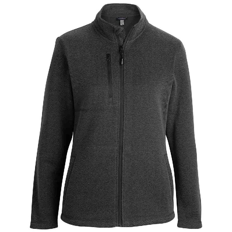 Edwards Women's Steel Herringbone Sweater Knit Jacket Layered Multi-layer Single Layer Edwards Women's Steel Herringbone Sweater Knit Jacket Layered Multi-layer Single Layer