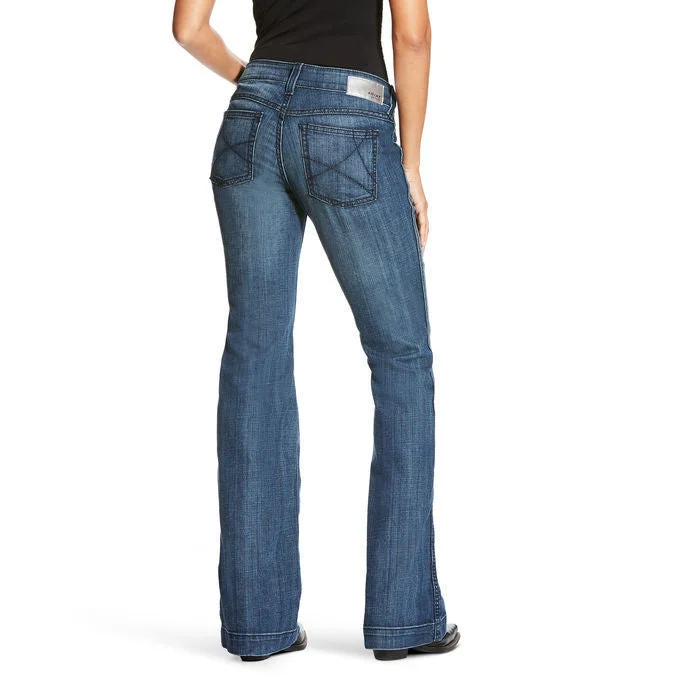 Ariat® Ladies Outseam Ella Mid Rise Wide Leg Trouser Jeans 10018360 Trousers Vintage Classic Ariat® Ladies Outseam Ella Mid Rise Wide Leg Trouser Jeans 10018360 Trousers Vintage Classic
