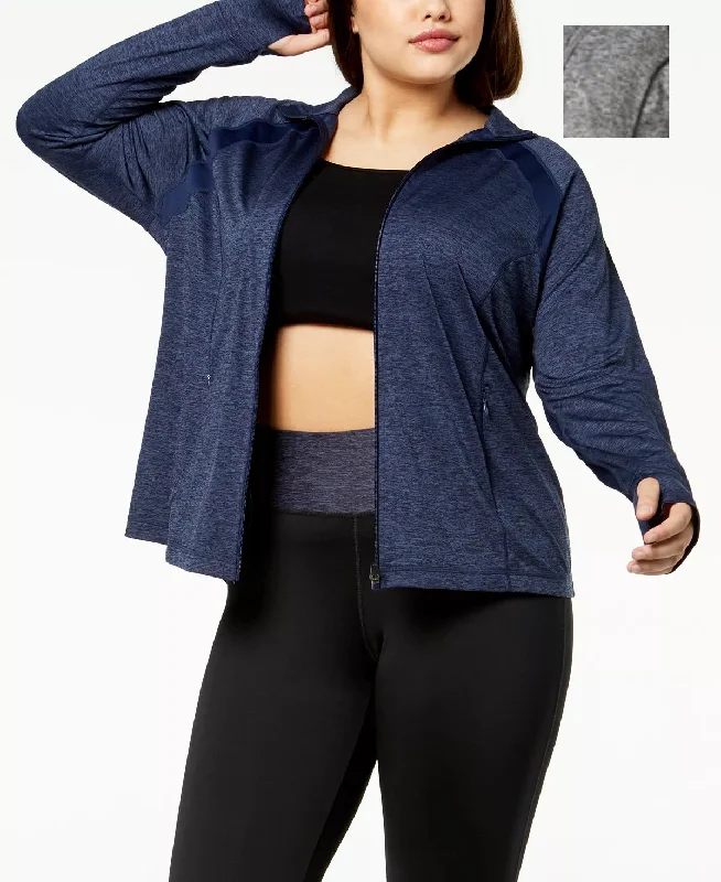 Ideology Women's Plus Size Rapidry Performance Zip Jacket, Noir, 2X Wool Jacket Cashmere Jacket Tweed Jacket Ideology Women's Plus Size Rapidry Performance Zip Jacket, Noir, 2X Wool Jacket Cashmere Jacket Tweed Jacket