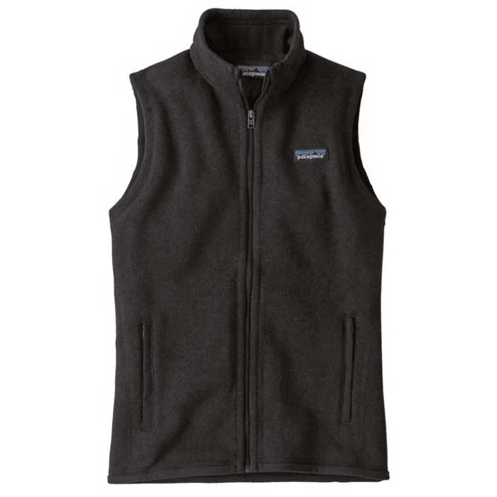 Patagonia Women's Black Better Sweater Vest 2.0 Nylon Fabric Polyester Fabric Spandex Fabric Patagonia Women's Black Better Sweater Vest 2.0 Nylon Fabric Polyester Fabric Spandex Fabric