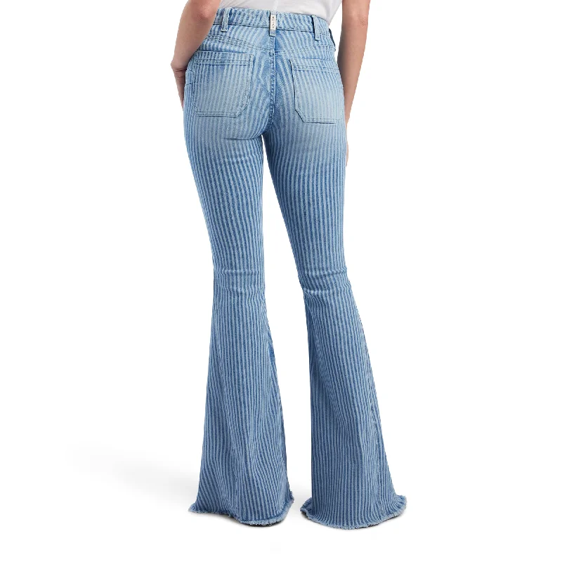 Ariat Ladies Laser Stripe Slim Light Wash Trouser Denim Jeans 10042601 Trousers versatile functional Ariat Ladies Laser Stripe Slim Light Wash Trouser Denim Jeans 10042601 Trousers versatile functional