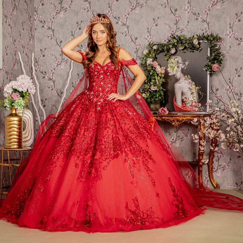 Sweet 16 Long Ball Gown Quinceanera Dress