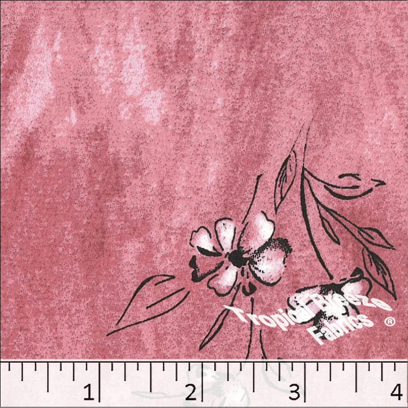 Koshibo Floral Print Polyester Dress Fabric 048419