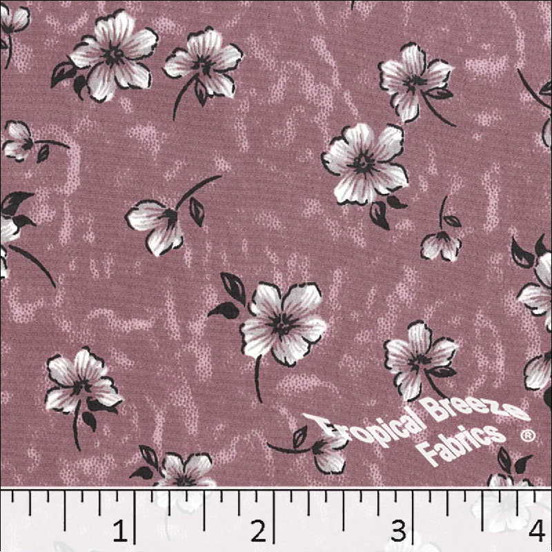 Floral Koshibo Print Polyester Dress Fabric 048422