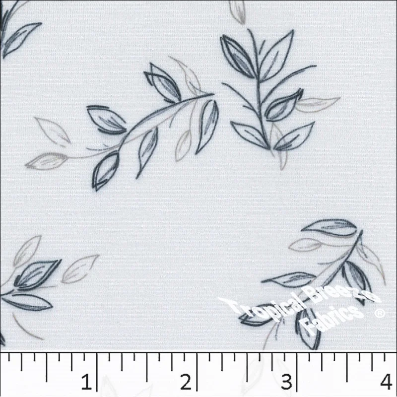Bulgari Leaf Knit Print Dress Fabric 32944
