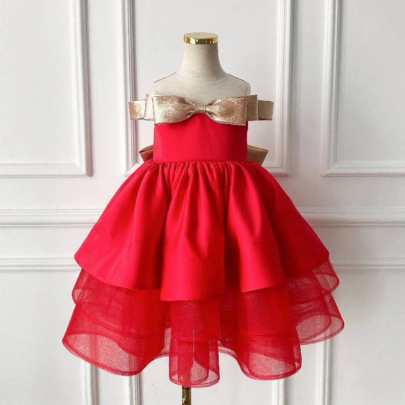 Luxurious Baby Girl Christmas Dress Beauty Pageant Dress Toddler First Communion Dresses Luxurious Baby Girl Christmas Dress Beauty Pageant Dress Toddler First Communion Dresses