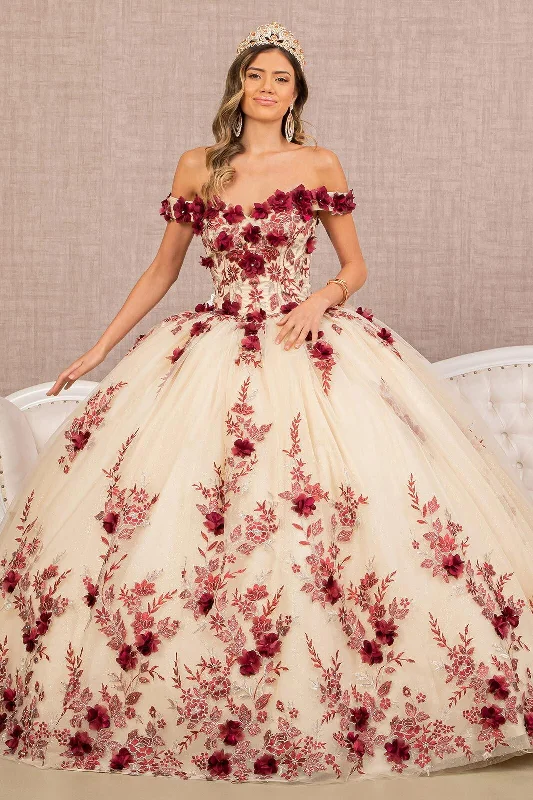 Quinceanera Long Dress Off Shoulder Ball Gown
