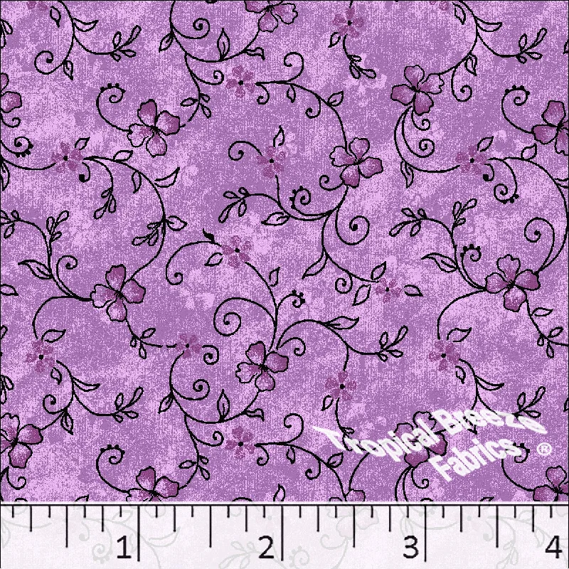 Standard Weave Floral Print Poly Cotton Dress Fabric 6039