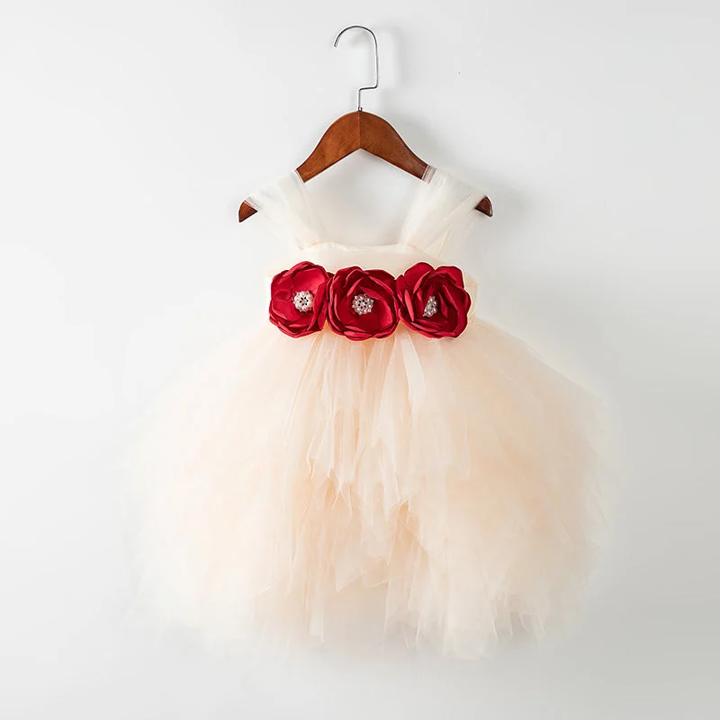 Cute Flower Girl Dress Toddler Girls Cake Puffy First Communion Dresses Pink Dress Girl Formal Dresses Cute Flower Girl Dress Toddler Girls Cake Puffy First Communion Dresses Pink Dress Girl Formal Dresses