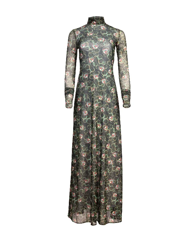 Green Bubblefish Mesh Dress