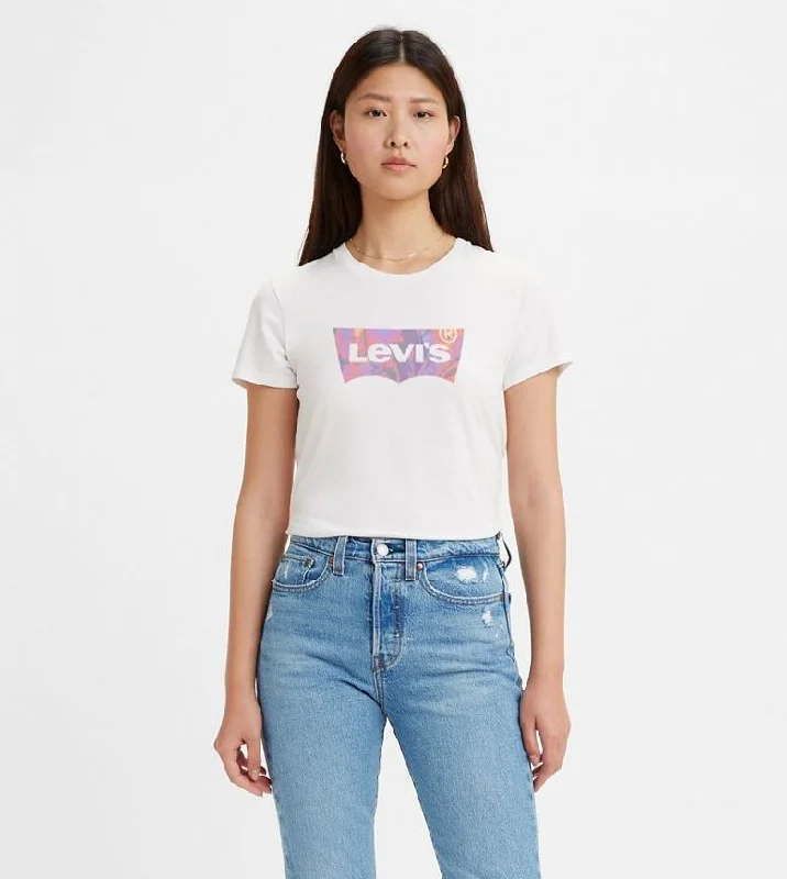 Levi's The Perfect Tee Collared T-Shirt Boat Neck A-Line