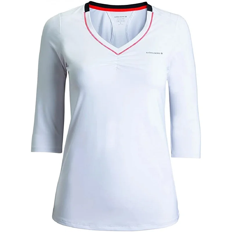 Bjorn Borg Womens Tanu 3/4 Length Sleeve Tee Rayon Fabric Velvet Fabric Corduroy Fabric Bjorn Borg Womens Tanu 3/4 Length Sleeve Tee Rayon Fabric Velvet Fabric Corduroy Fabric