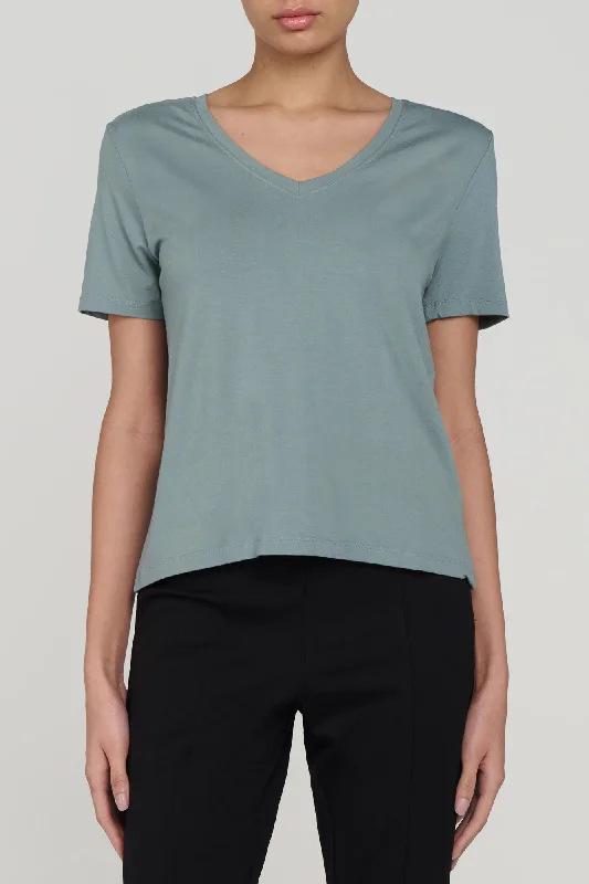 Bliss V-Neck Tee Layered Multi-layer Single Layer
