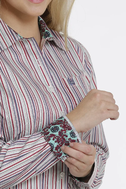 Cinch Ladies Tencel Button Down L/S Shirt - MSW9164180 - On Sale Handmade Hand-knitted Hand-woven Cinch Ladies Tencel Button Down L/S Shirt - MSW9164180 - On Sale Handmade Hand-knitted Hand-woven