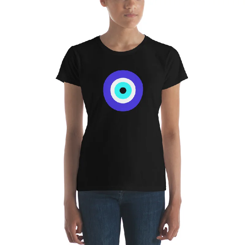 Classic Evil Eye Curse of Misfortune Women's Short Sleeve Babydoll T-shirt Terry Blend Velvet Blend Canvas Blend Classic Evil Eye Curse of Misfortune Women's Short Sleeve Babydoll T-shirt Terry Blend Velvet Blend Canvas Blend