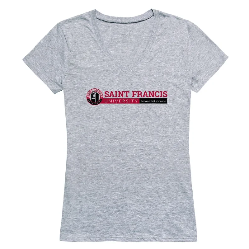 Saint Francis University Red Flash Womens Seal T-Shirt Fleece Fabric Down Fabric Feather Fabric Saint Francis University Red Flash Womens Seal T-Shirt Fleece Fabric Down Fabric Feather Fabric