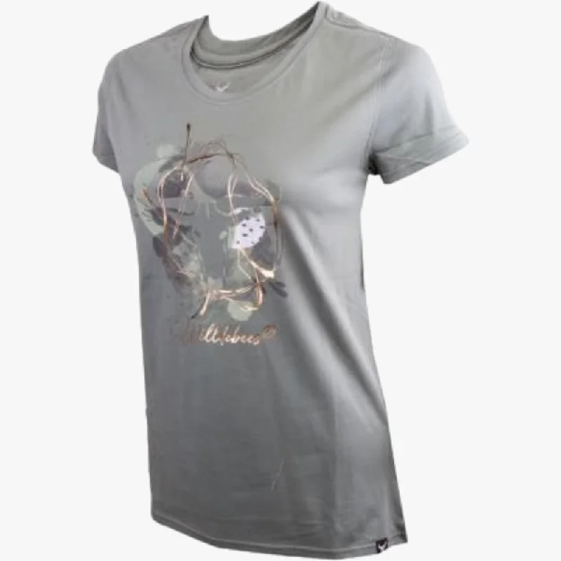 Wildebees Womens Splatter Logo Tee Sage Leaf Satin Fabric Silk Fabric Chiffon Fabric Wildebees Womens Splatter Logo Tee Sage Leaf Satin Fabric Silk Fabric Chiffon Fabric
