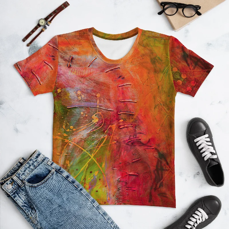 Women's T-shirt "Amazing Dream - 2" Graphic T-Shirt Round Neck Polyester