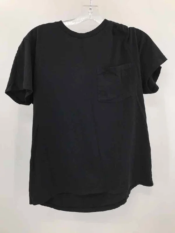 Pre-Owned Yves Saint Laurent Black Size Medium T-shirt Welt Pockets Slit Pockets Flap Pockets Pre-Owned Yves Saint Laurent Black Size Medium T-shirt Welt Pockets Slit Pockets Flap Pockets