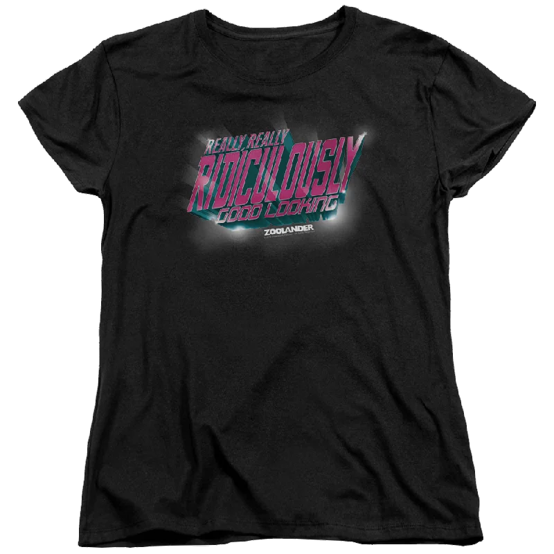 Zoolander Ridiculously Good Looking - Women's T-Shirt Satin Fabric Silk Fabric Chiffon Fabric Zoolander Ridiculously Good Looking - Women's T-Shirt Satin Fabric Silk Fabric Chiffon Fabric